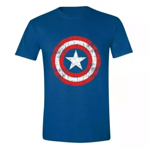 T-Shirt Marvel Captain America Scudo Crepato Taglia S
