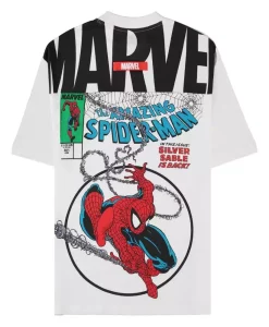 T-Shirt Marvel Spider-Man Stampa Comic Taglia L
