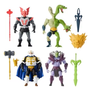 Masters of the Universe Origins Action Figure - Confezione da 4 Esclusiva He-Man (14 cm)
