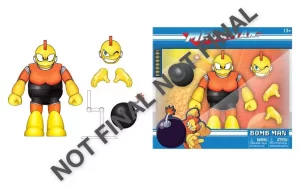 Action Figure Mega Man Bomb Man - Jada Toys, 13 cm