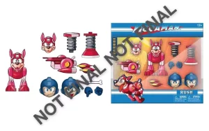 Action Figure Mega Man Rush - Jada Toys, 7 cm