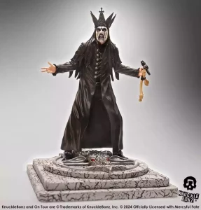 Statua King Diamond III (Versione Nera) – Mercyful Fate Rock Iconz