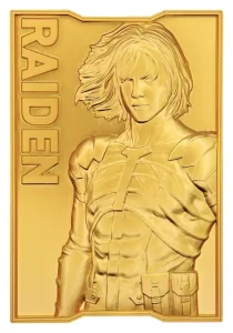Metal Gear Solid 2: Ingot Raiden Placcato Oro 24k Edizione Limitata