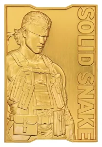 Metal Gear Solid 2: Snake Ingot Placcato Oro 24k Edizione Limitata