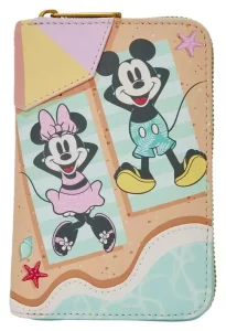 Portafoglio Zip Around Spiaggia Mickey & Minnie