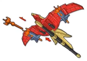 Action Figure Thunderzord Uccello di Tuono Power Rangers