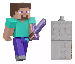 Minecraft Action Figure Steve 8 cm