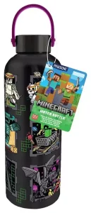 Borraccia Metallica Minecraft con Passante