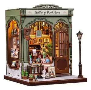 Kit di Montaggio Casa in Miniatura Libreria Gallery CuteBee
