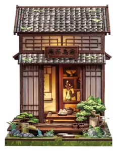 Kit di Montaggio Casa delle Bambole Kirishima Cha-an (19 x 14 cm)