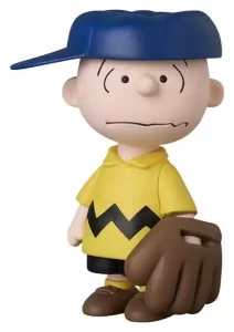 MLB × Peanuts UDF PVC Figure Los Angeles Dodgers Charlie Brown – 9 cm