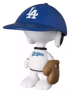 MLB × Peanuts: Figurine UDF PVC Snoopy Los Angeles Dodgers - 7 cm
