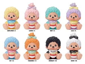Monchhichi Rokimoto Figure Cup of Fun Sakura Serie - Blind Box Display (6) - 10 cm
