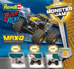 Kit da Costruzione Monster Jam Max-D Revell Build & Play