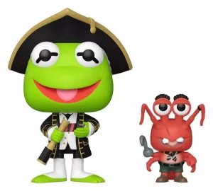 Muppet Treasure Island POP! Kermit & Polly Vinyl da 9 cm