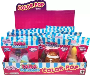 Mushmeez Plush Figures Color Pop - Display con 24 Piumini Sorpresa
