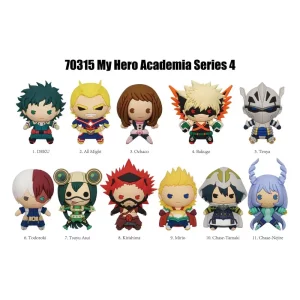 My Hero Academia: Display (24) Portachiavi in PVC 3D Serie 4