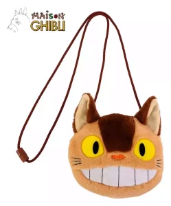 Borsa Peluche My Neighbor Totoro con Filo - Autobus Gatto (15 x 14 cm)