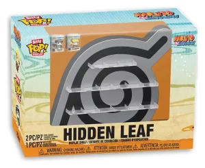 Naruto Bitty POP! Display – Statuette da Collezione in Vinile - Foglia Nascosta