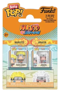 Naruto Bitty POP! Naruto & Jiraiya - Set da 2 cm