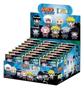 Display 24 Clip Portachiavi Morbidi Naruto