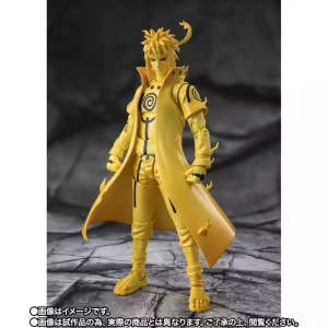 Naruto S.H.Figuarts Action Figure Minato Namikaze (Kurama Link Mode) – Legame di Luce che Frantuma l'Oscurità - 15 cm