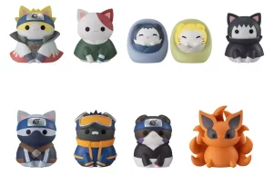 Naruto Shippuden Mega Cat Project Nyaruto! Mini Figure Blind Box Display (8)