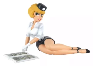 Statua Natacha in Resina 'Pause Lecture' - 15 cm