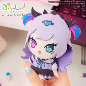 Plush Figure Needy Girl Overdose Puchish! con Lollipop Viola - 12 cm