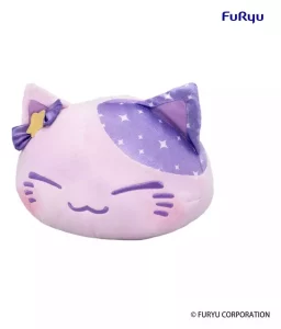 Peluche Gatto Nemuneko Grande Viola - 35 cm