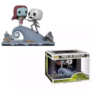 Nightmare Before Christmas POP! Movie Moments: Jack & Sally - Confezione Doppio Bobble-Head da 9 cm