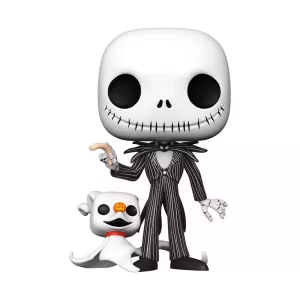 Nightmare Before Christmas Super Sized POP! Jack con Zero - 25 cm