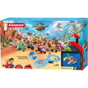 Nintendo Mario Kart Carrera First Race Track Set: Mondo di Mario vs. Yoshi