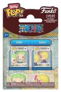 One Piece Bitty POP! 2 confezione Zoro & Sanji - Miniature da 2 cm