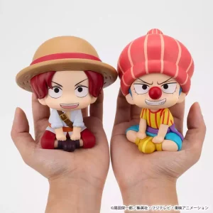 One Piece - Set Doppio Figure PVC Shanks & Buggy Infanzia (11 cm) con Omaggio