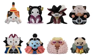 One Piece Mega Cat Project Nyan Piece Nyan! Luffy e i Sette Signori dei Mari - Mini Figure Blind Box Display (8)