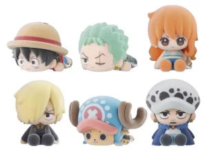 One Piece Nuippo Mini Figure Blind Box Display (6) - Megahouse