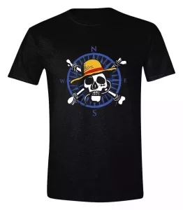 T-Shirt One Piece Logo Pirata Taglia M