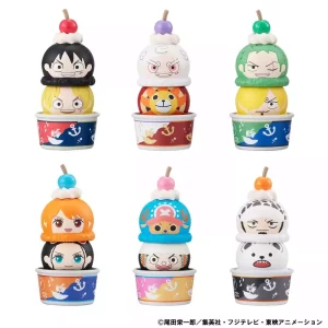 One Piece Tsumichen Stack up & Change Trading Figure Set da 6 (con omaggio) - 8 cm