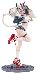 Figure Originale Melterna Girl 1/7: Illustrazione di Metako da Neko Metal – 23 cm