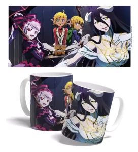Tazza Overlord Albedo, Aura, Mare & Shalltear – 325 ml