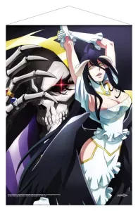 Wallscroll Overlord: Ainz Ooal Gown & Albedo - 50 x 70 cm