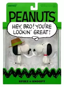 Peanuts ReAction Action Figures - Set Duo Snoopy & Spike da 10 cm