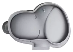 Teglia da Forno in Silicone Peanuts Snoopy Grigia