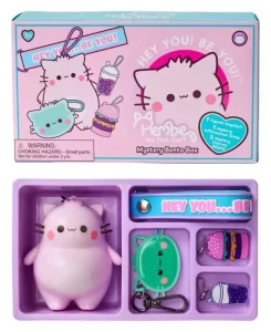 Pembe Keyrings Blind Box Bento Box - Display da 8