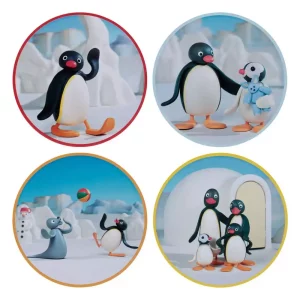 Sottobicchieri Pingu - Confezione da 4