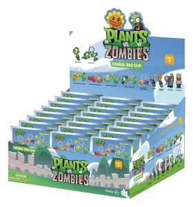 Plants vs. Zombies: Display di 24 Clip per Borsa in Schiuma - Serie 1