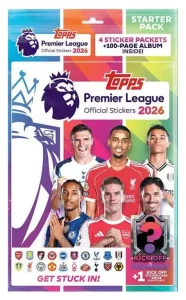 Pacchetto Starter Adesivi Premier League 2025/26