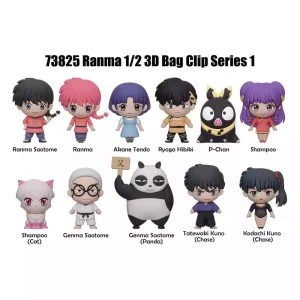 Ranma ½: Display 24 Portachiavi PVC 3D - Serie 1