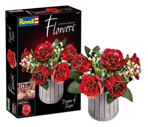 Revell Flowers: Composizione Floreale in Legno Sogno di Rose - 22 cm